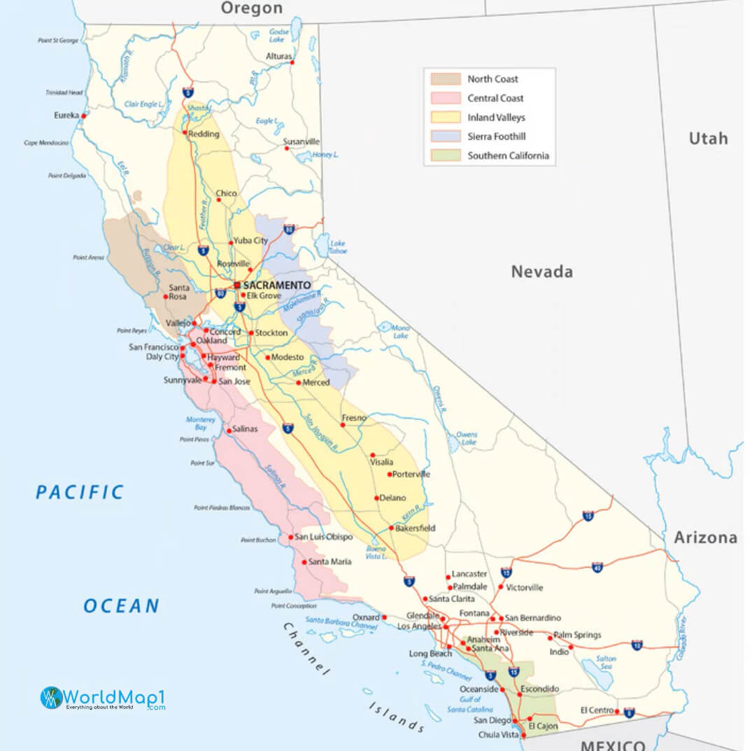 California Territory Map